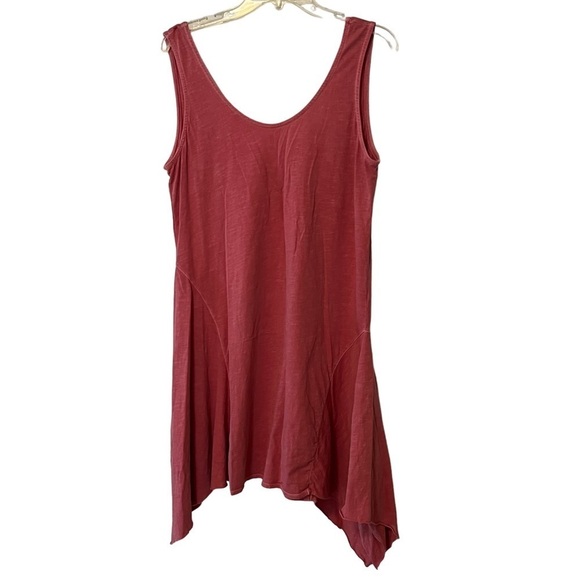 AllSaints Dewar Tank Jersey asymmetrical Strappy Mini Dress M Beachy coverup - Picture 5 of 12